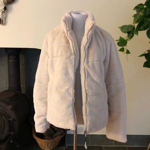 Brand new Zara faux fur coat